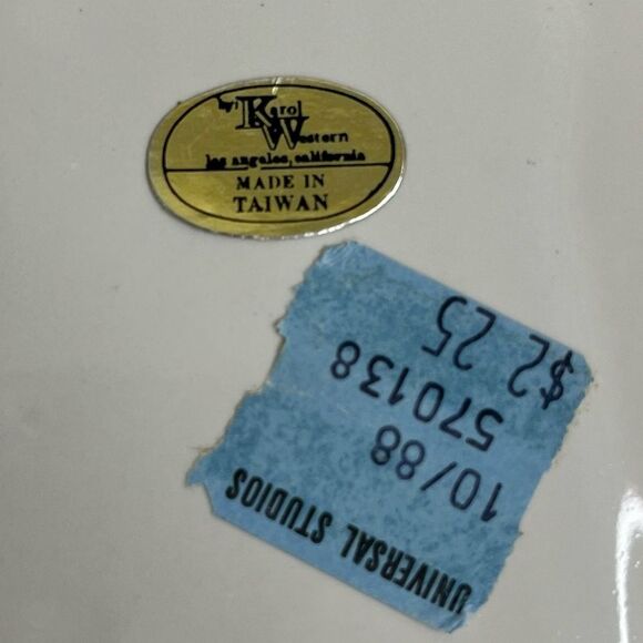 Vintage 80s California Souvenir Ashtray 4 Slot Tourist Universal Studios Cottage - Picture 7 of 10